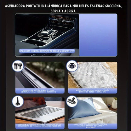 Aspiradora inalámbrica 3  en 1- Multifuncional