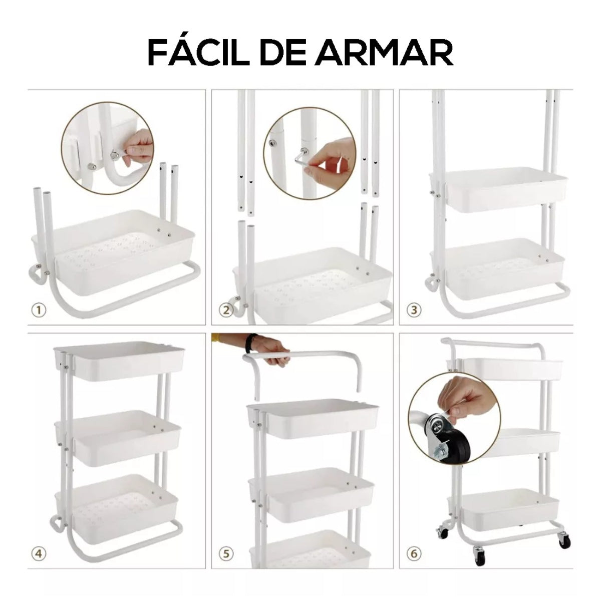 FlexiCart – Organizador Versátil de Alto Rendimiento