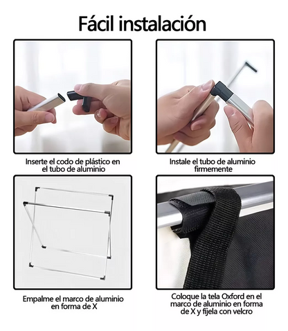 Cesta Lavandería 180L – Plegable e Impermeable