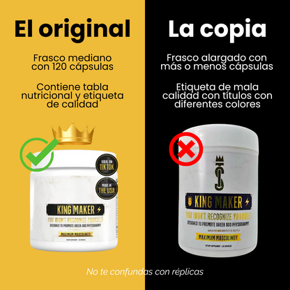 King Maker Potenciador De Testosterona