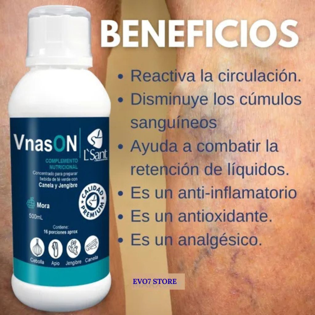 Vnas‑On-¡Dile adiós a las varices!