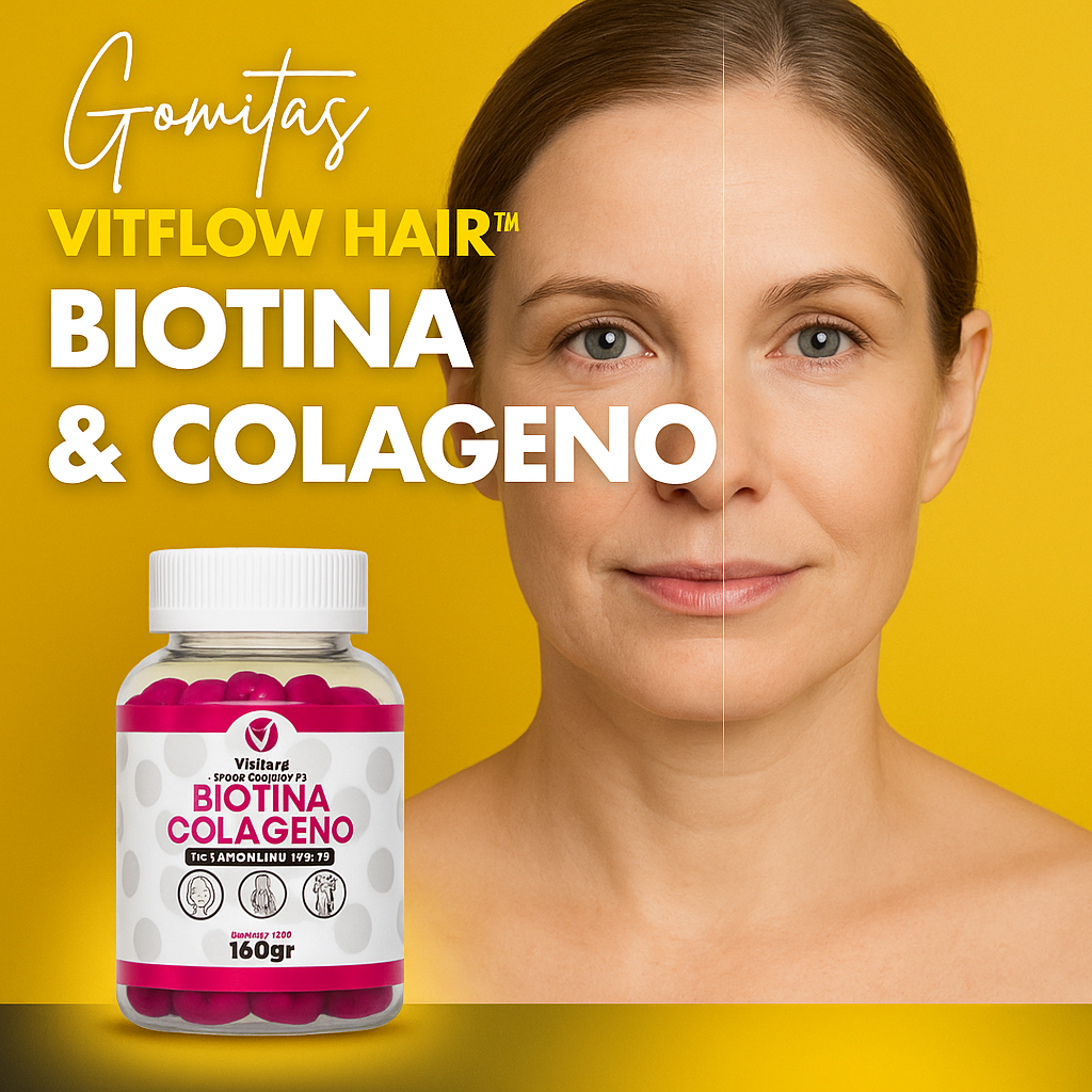 Vitflow – Gomas de Biotina + Colágeno