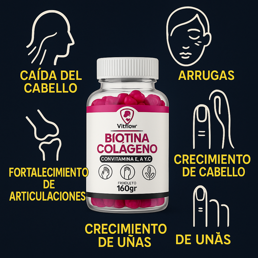 Vitflow – Gomas de Biotina + Colágeno