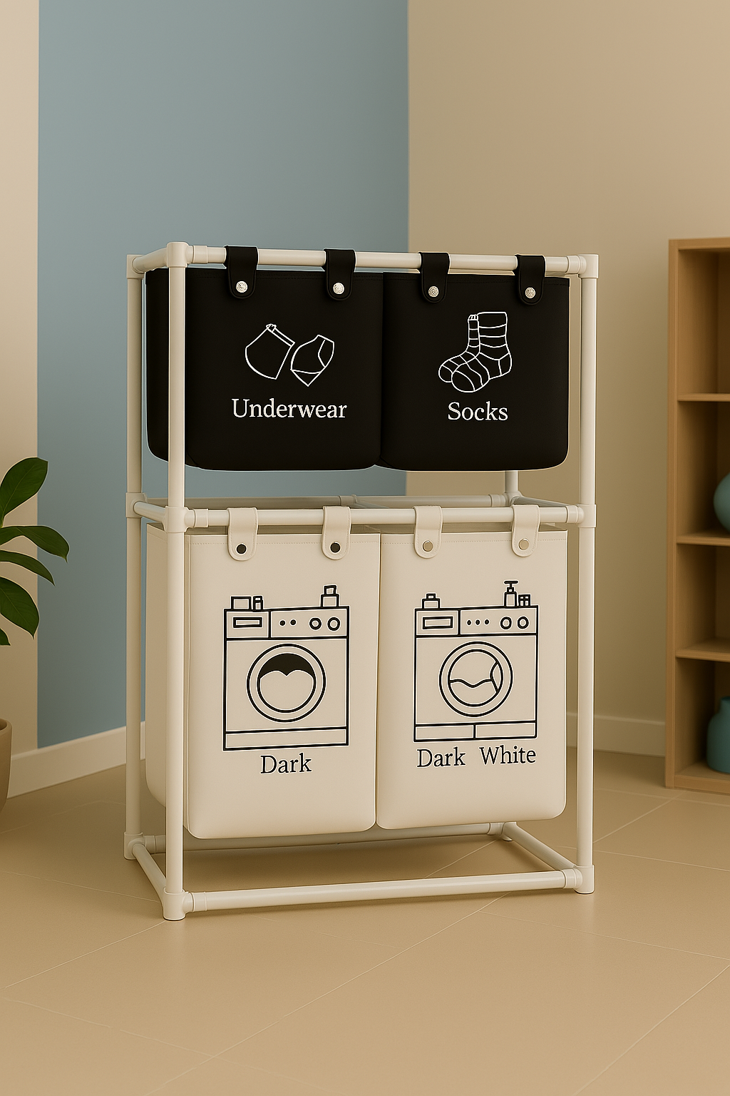 SortiBox – Clasificador de Ropa 4 en 1