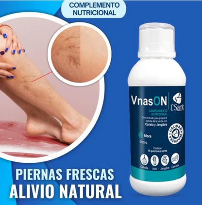 Vnas‑On-¡Dile adiós a las varices!